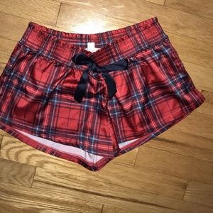 Garage satin pj shorts